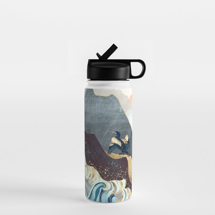 Metallic Waves Water Bottle Gallery Image 1