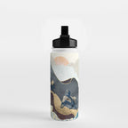 Metallic Waves Water Bottle Gallery Image 2