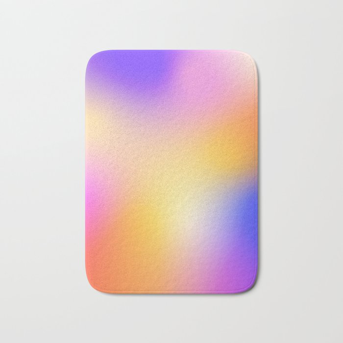 Warm Colorful Sunset Gradient  Bath Mat Gallery Image 1