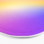 Warm Colorful Sunset Gradient  Bath Mat Gallery Image 3