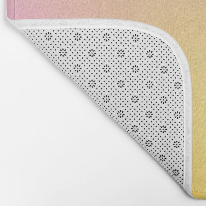 Warm Colorful Sunset Gradient  Bath Mat Gallery Image 2