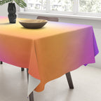 Warm Colorful Sunset Gradient  Tablecloth Gallery Image 3
