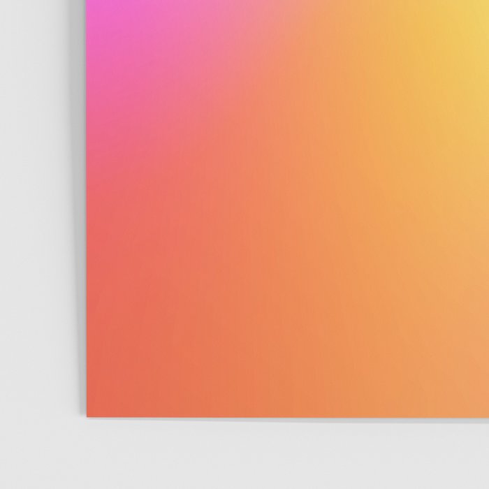 Warm Colorful Sunset Gradient  Poster Gallery Image 3