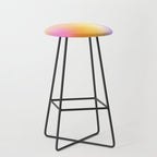 Warm Colorful Sunset Gradient  Stool Gallery Image 1