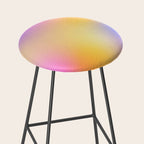 Warm Colorful Sunset Gradient  Stool Gallery Image 2
