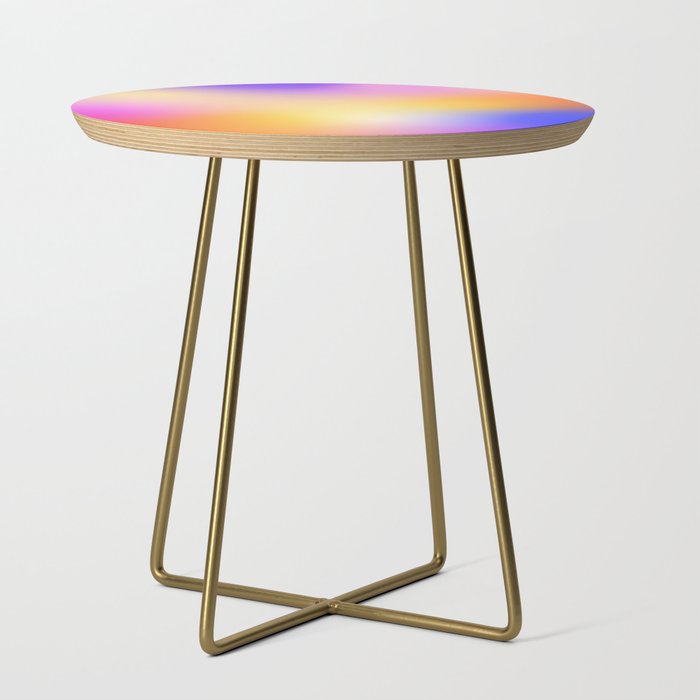 Warm Colorful Sunset Gradient  Side Table Gallery Image 1