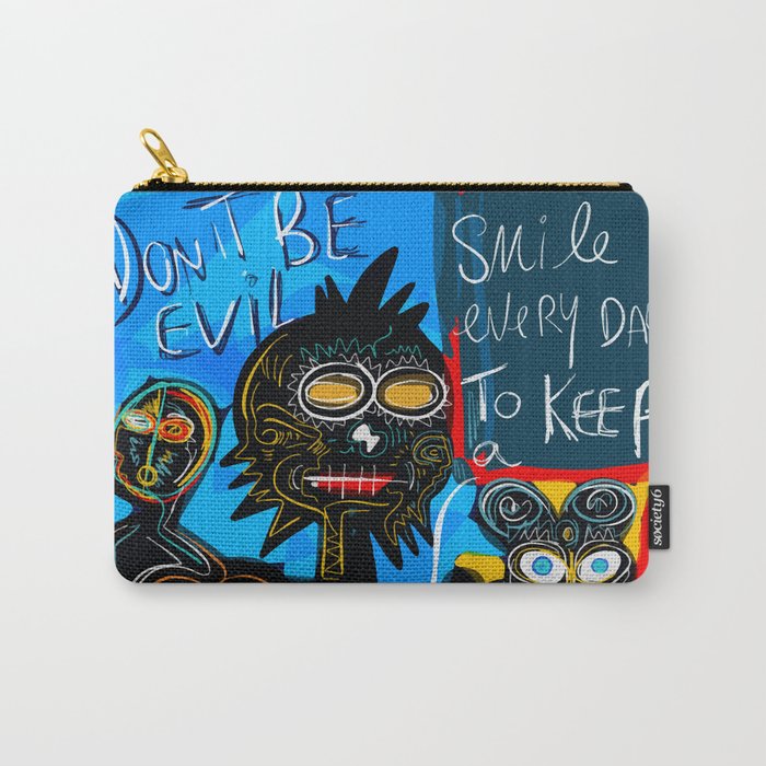 Don't be Evil Street Art Graffiti Carry All Pouch Gallery Image 1