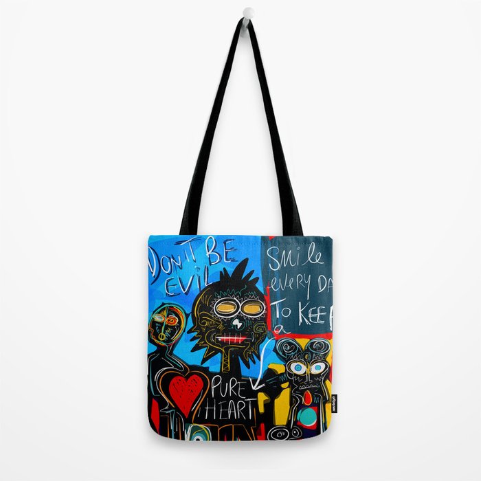 Don't be Evil Street Art Graffiti Tote Bag Gallery Image 2