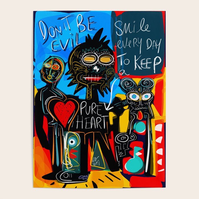 Don't be Evil Street Art Graffiti Poster Gallery Image 4