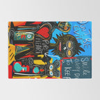 Don't be Evil Street Art Graffiti Rug Gallery Image 2