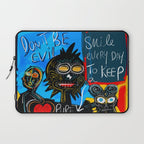 Don't be Evil Street Art Graffiti Laptop Sleeve Gallery Image 1