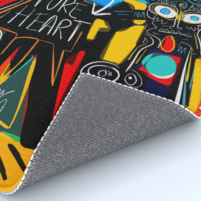 Don't be Evil Street Art Graffiti Rug Gallery Image 4