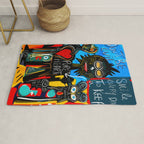 Don't be Evil Street Art Graffiti Rug Gallery Image 1