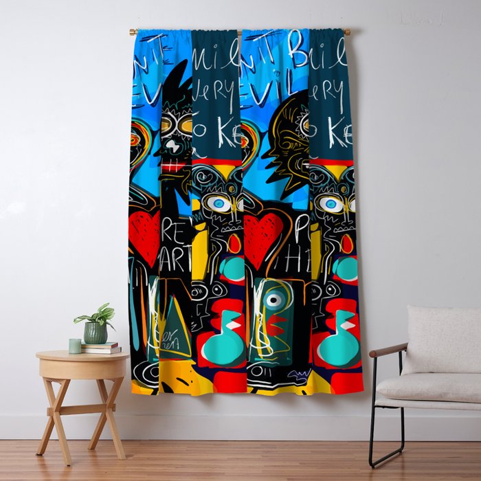 Don't be Evil Street Art Graffiti Window Curtain Gallery Image 5