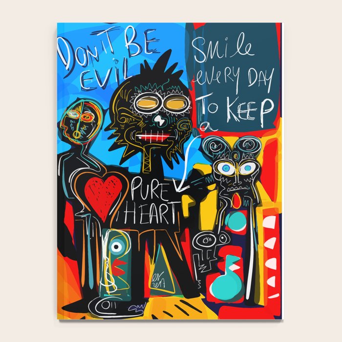 Don't be Evil Street Art Graffiti Notebook Gallery Image 4
