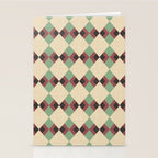 Geometric Trend Pistache and Cocoa Stationery Card Gallery Image 2
