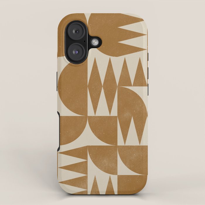 Woodblock Pattern iPhone Case Gallery Image 1