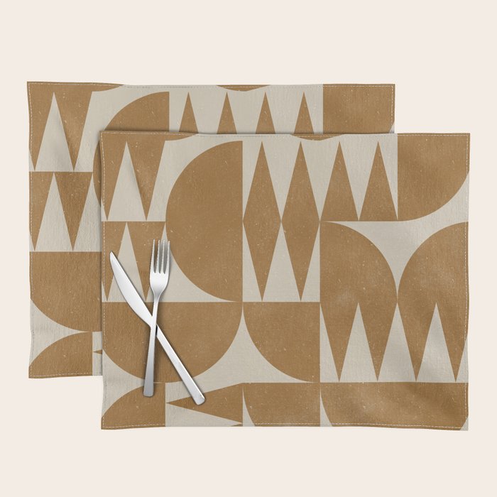 Woodblock Pattern Placemat Gallery Image 1