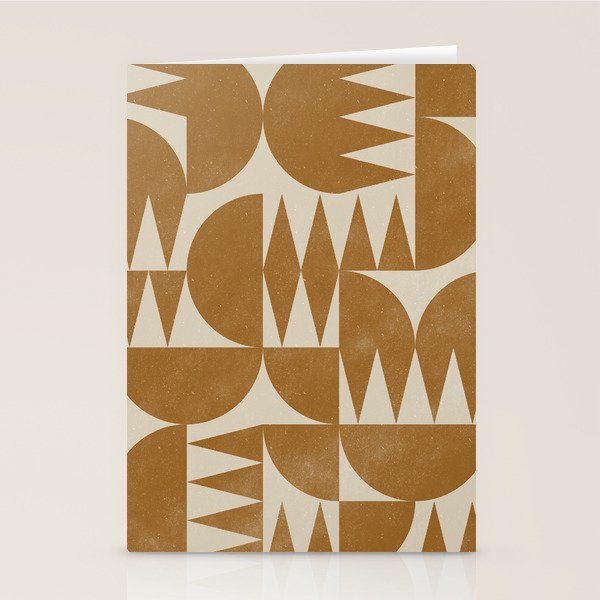 Woodblock Pattern Stationery Card Gallery Image 1