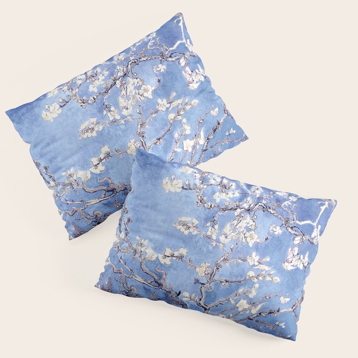 Vincent Van Gogh Almond BlossomS Blue Pillow Sham Gallery Image 3