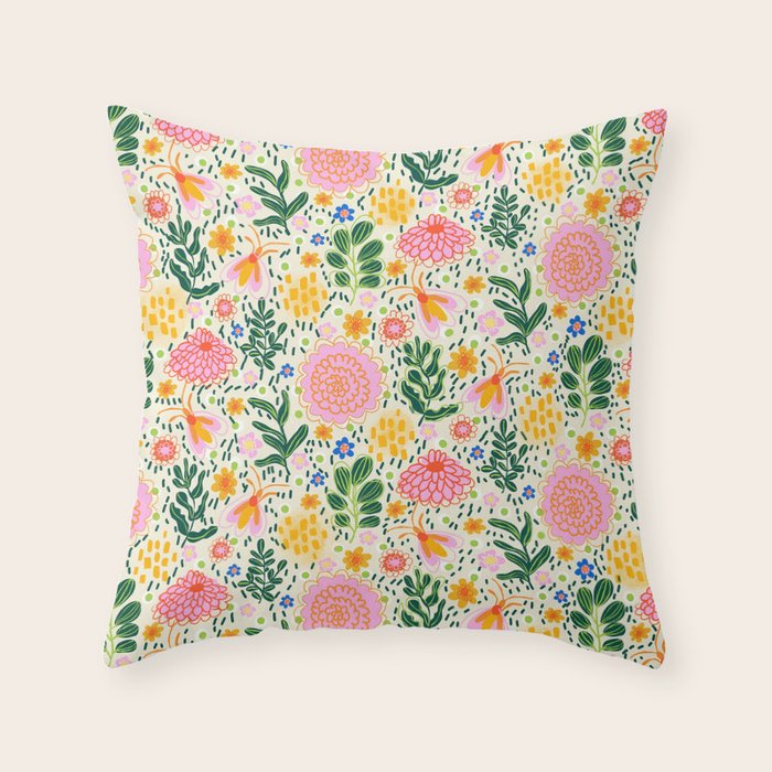 Sweet summer Throw Pillow Gallery Image 1