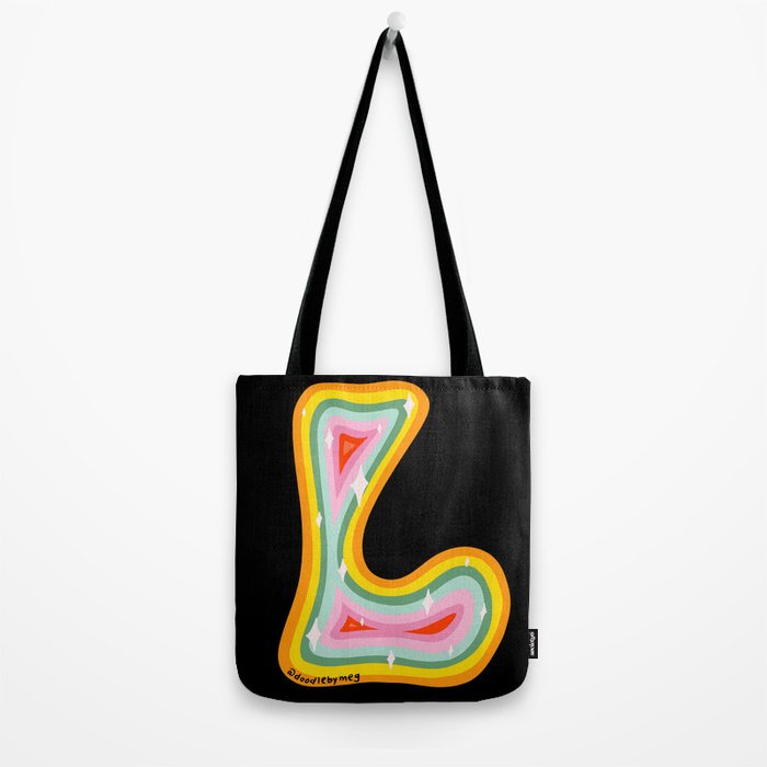 Rainbow L Tote Bag Gallery Image 2