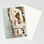 Anna Mary Robertson 'Grandma' Moses Sugaring Off American Folk Art Stationery Card Gallery Image 2
