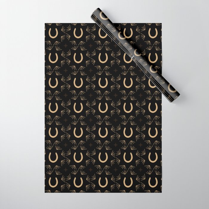 Burning Daylight Rustic Pattern Wrapping Paper Gallery Image 1