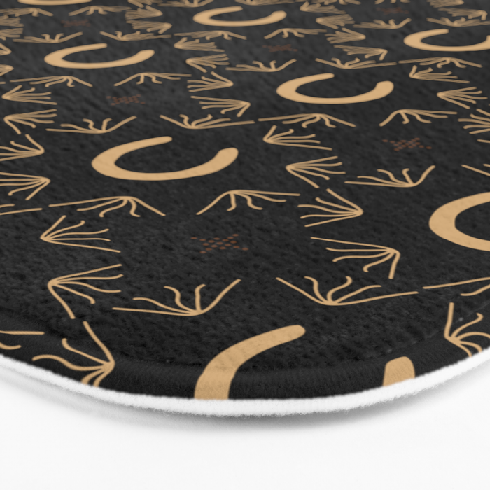 Burning Daylight Rustic Pattern Bath Mat Gallery Image 3