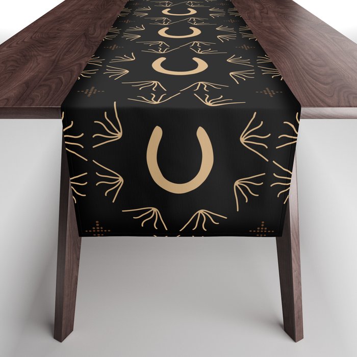 Burning Daylight Rustic Pattern Table Runner Gallery Image 1