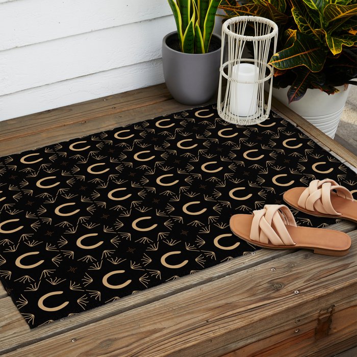 Burning Daylight Rustic Pattern Outdoor Rug Gallery Image 2