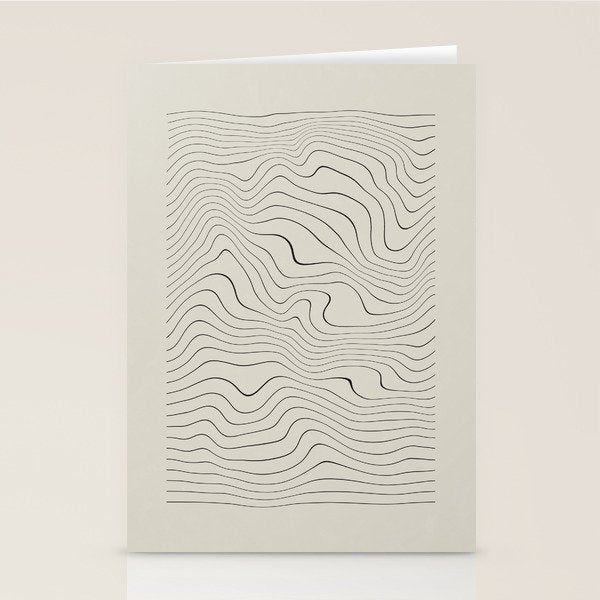 Line Distortion #1 Stationery Card Gallery Image 2