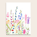 colorful wildflower fields watercolor Notebook Gallery Image 4
