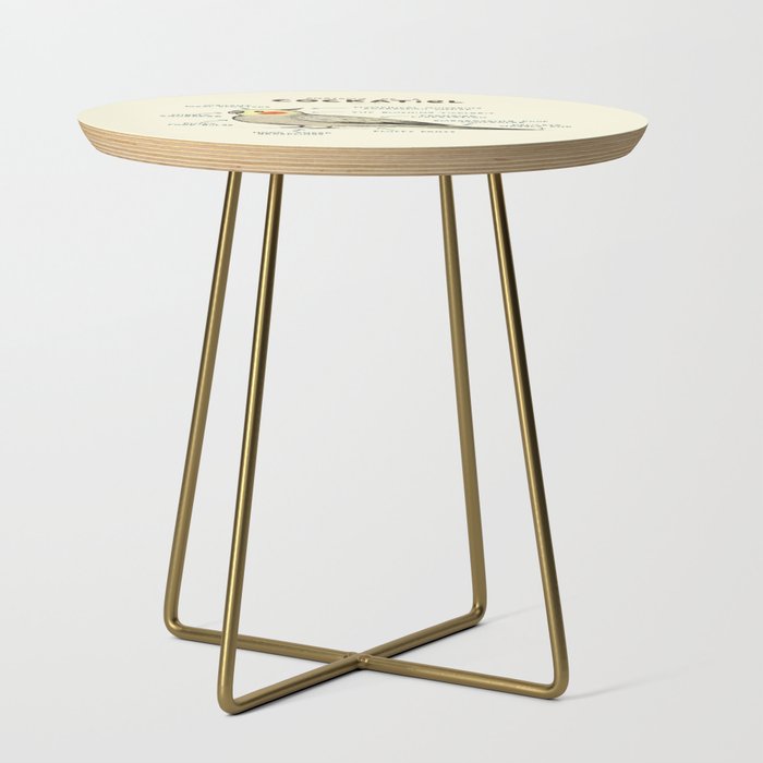 Anatomy of a Cockatiel Side Table Gallery Image 1