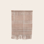 Terracotta Bold Lines Minimalist Geometric Artwork Wall Hanging Gallery Image 1