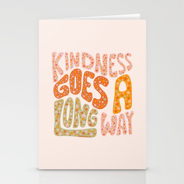 Kindness Goes A Long Way Stationery Card Gallery Image 2