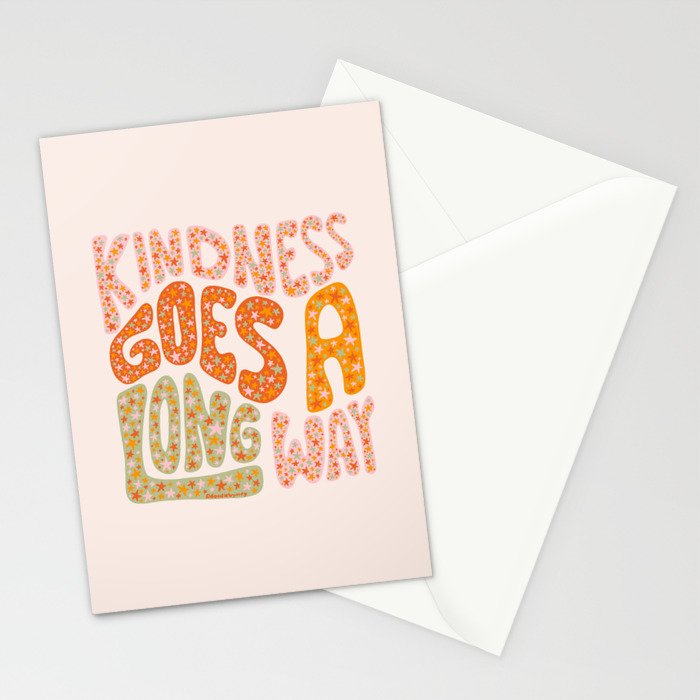 Kindness Goes A Long Way Stationery Card Gallery Image 2