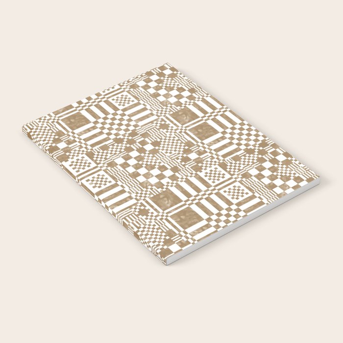 Warm Vintage Checks Notebook Gallery Image 2