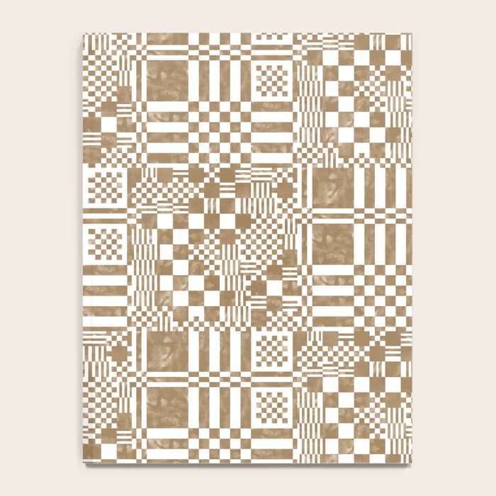 Warm Vintage Checks Notebook Gallery Image 4