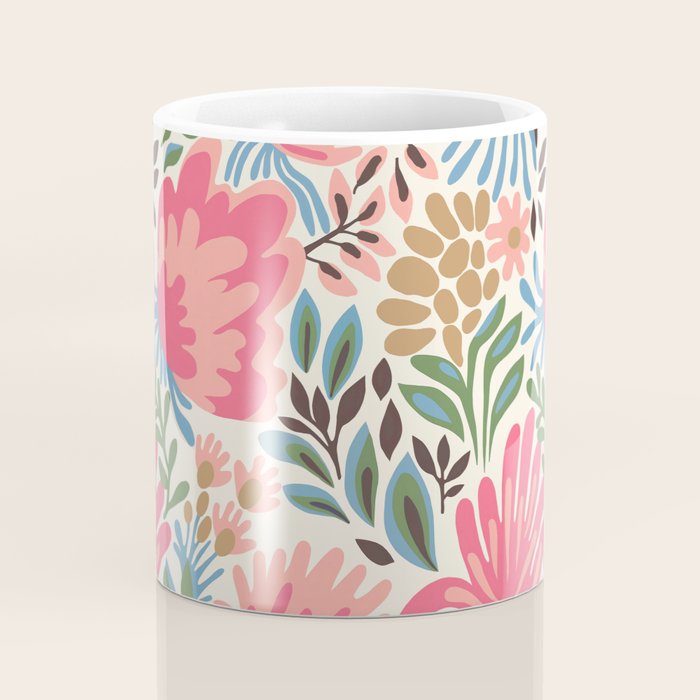 Lush Floral Escape Coffee Mug Gallery Image 4