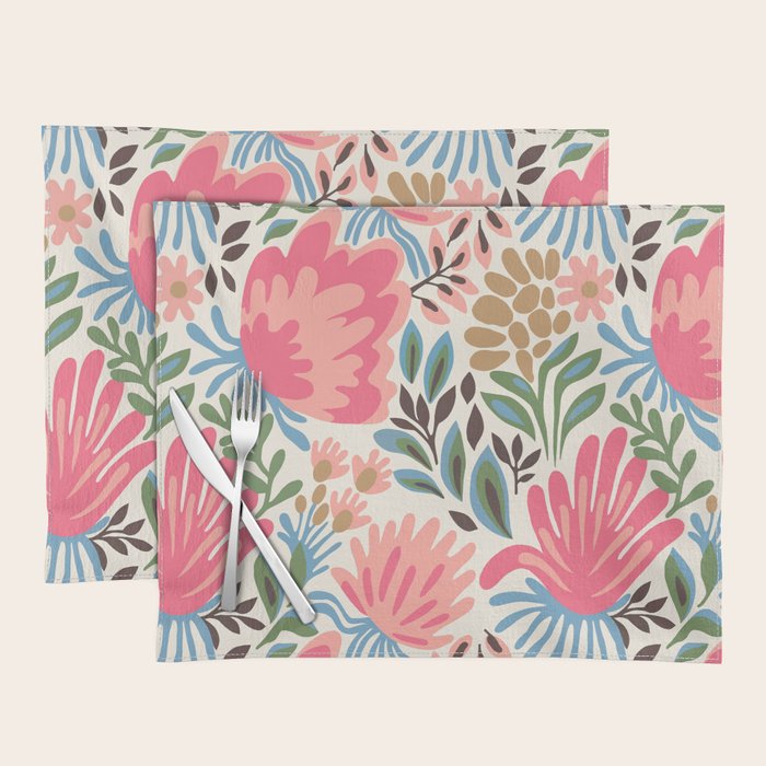 Lush Floral Escape Placemat Gallery Image 1
