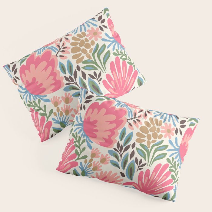 Lush Floral Escape Pillow Sham Gallery Image 1
