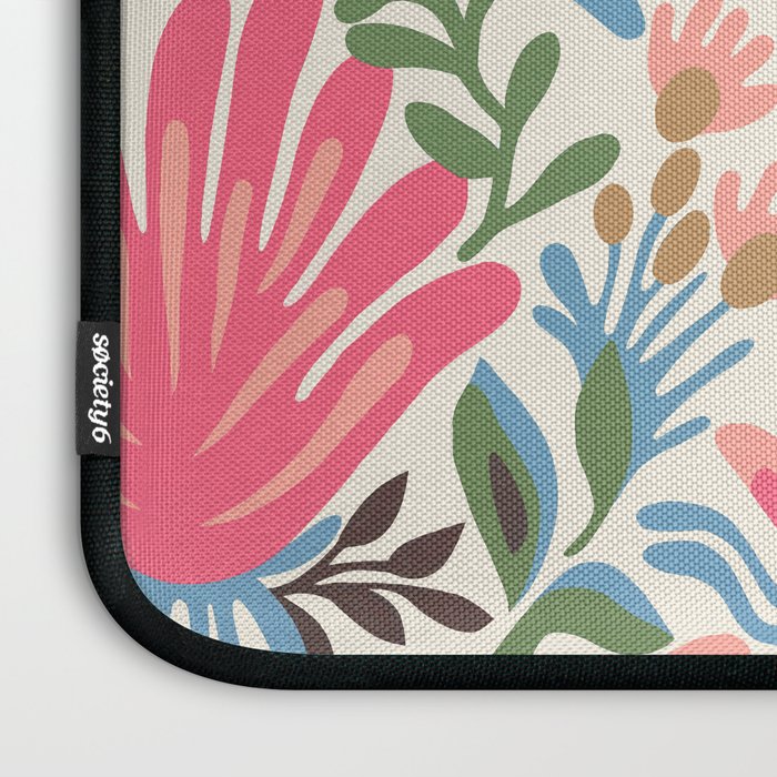 Lush Floral Escape Laptop Sleeve Gallery Image 3