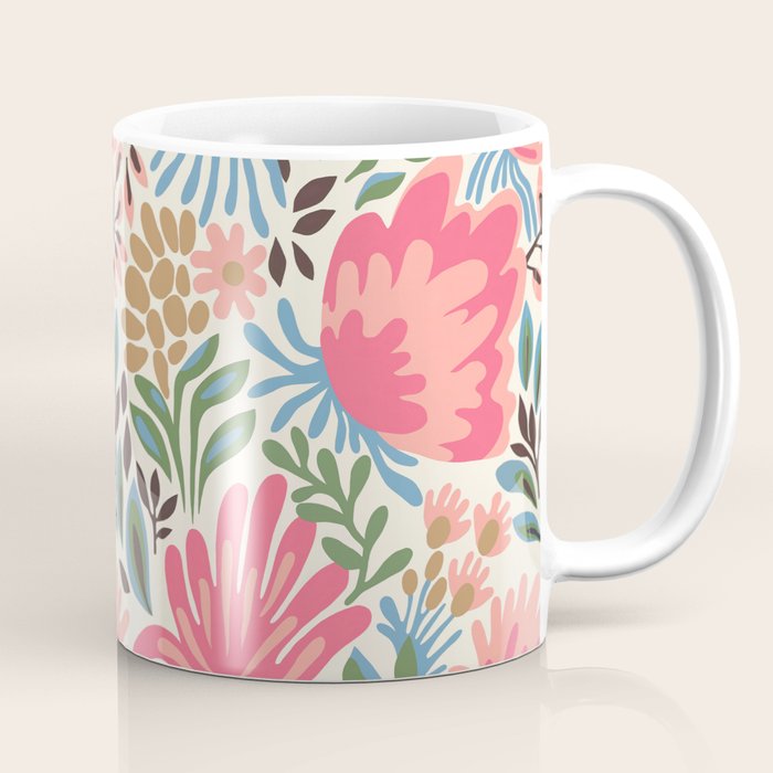 Lush Floral Escape Coffee Mug Gallery Image 1