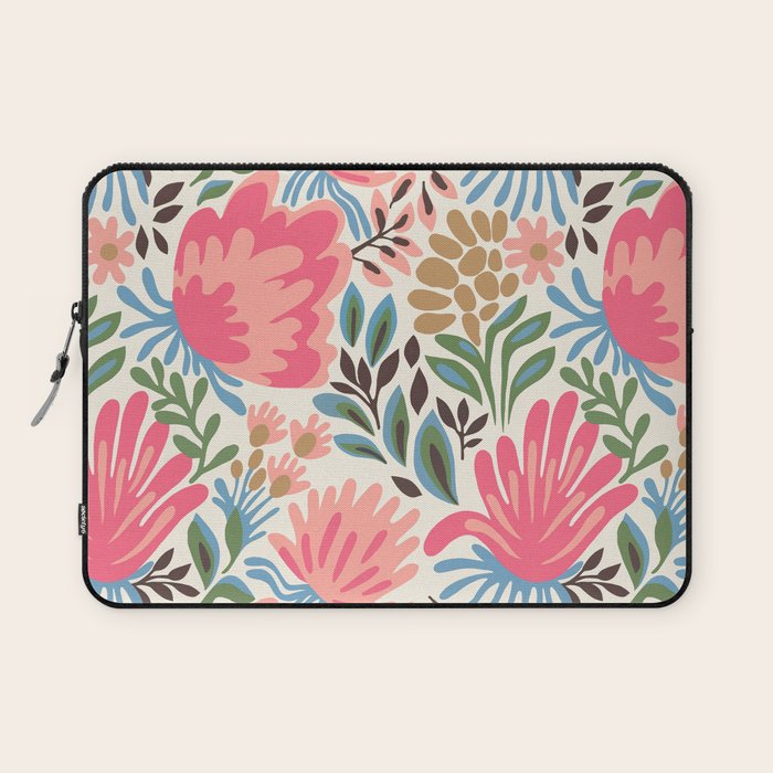 Lush Floral Escape Laptop Sleeve Gallery Image 1