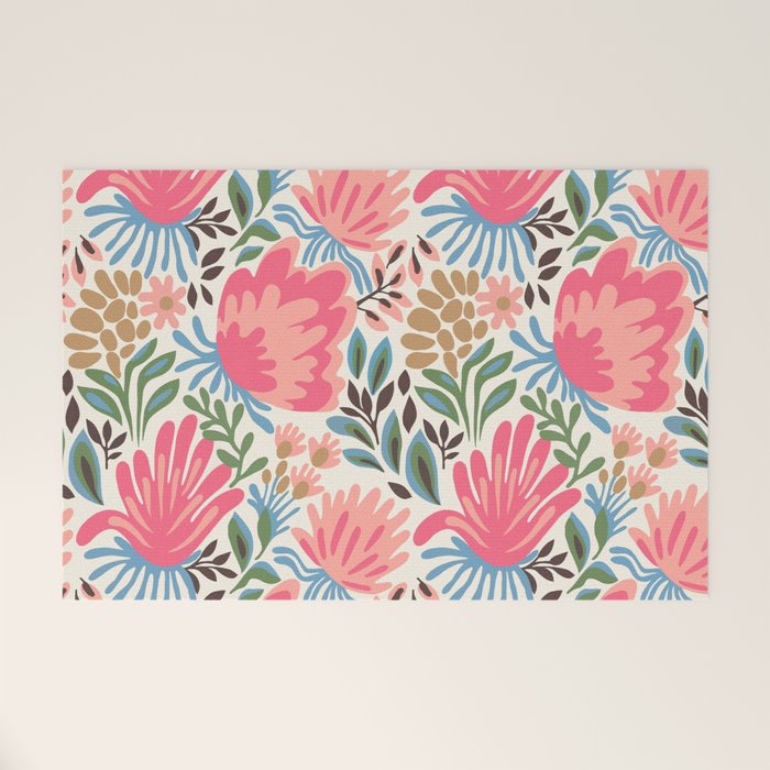 Lush Floral Escape Welcome Mat Gallery Image 1