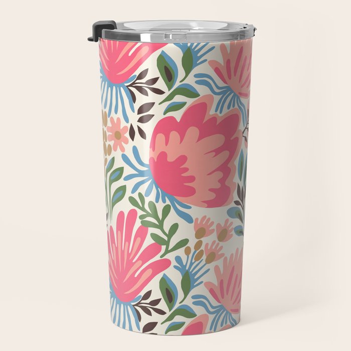 Lush Floral Escape Travel Mug Gallery Image 3