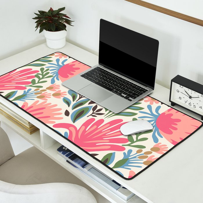 Lush Floral Escape Desk Mat Gallery Image 2