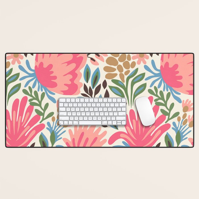 Lush Floral Escape Desk Mat Gallery Image 1