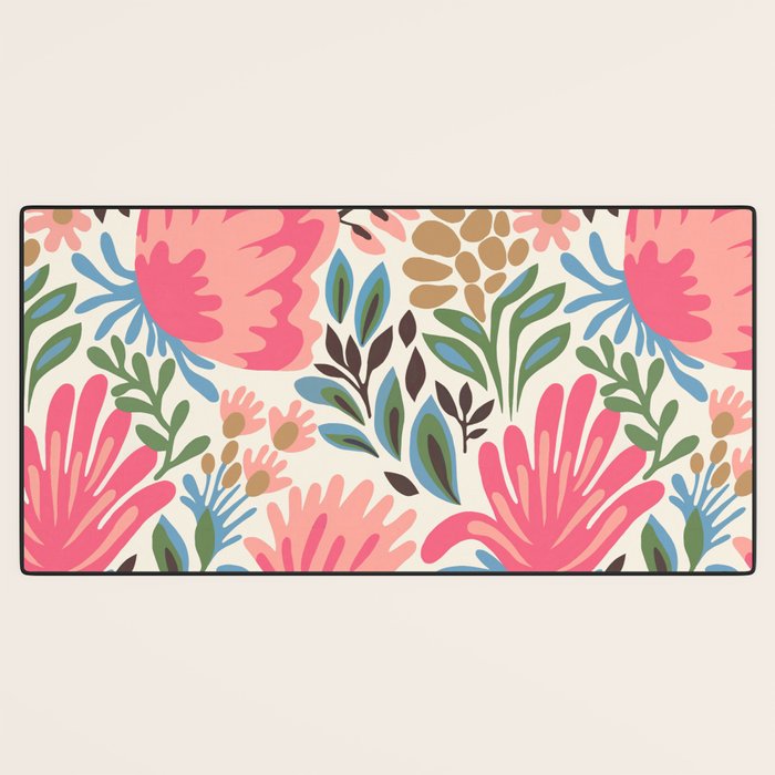 Lush Floral Escape Desk Mat Gallery Image 3